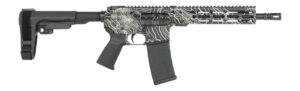 Shark Coast Tactical SCC07312TOPO-P Topography  5.56 NATO 30+1 10.50" Black Nitride Threaded Barrel, Aluminum Receiver w/Picatinny Rail, M-LOK Handguard, Black Polymer SB Tactical SBA3 Brace, Polymer