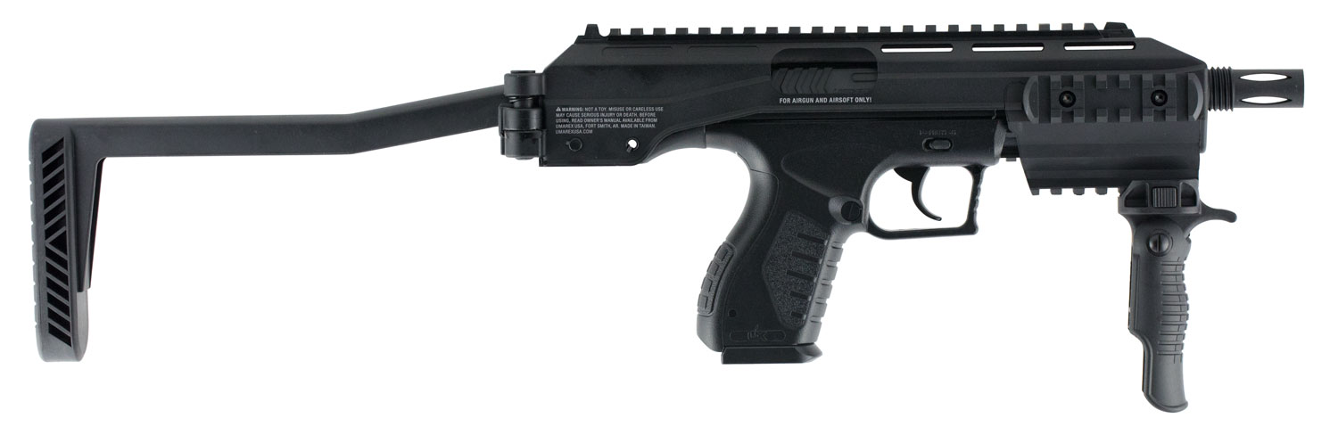 Umarex USA 2254824 TAC Carbine CO2 177 BB 19+1 Shot Drop Free Magazine, Tactical Folding Fore Grip & Stock, Optics Ready