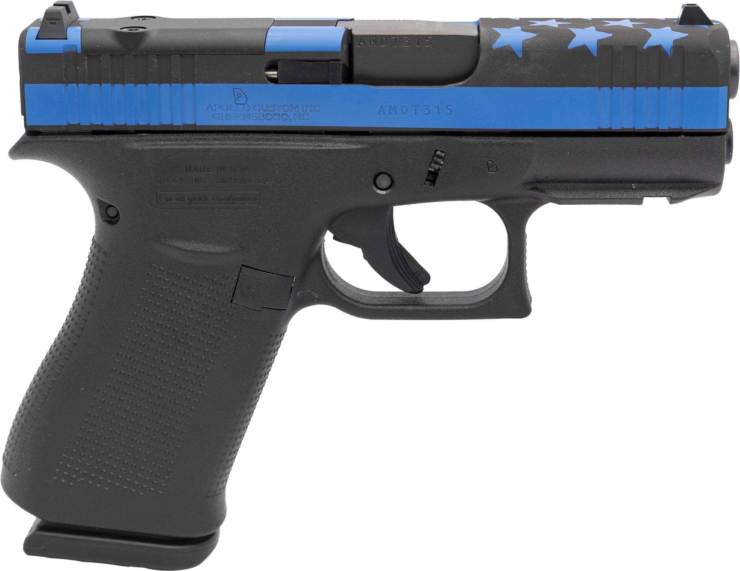 GLK 43XMOS 9MM 10R NRA BLU BLK