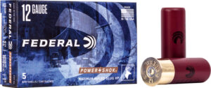 FEDERAL POWER SHOK 12GA 2.75" - 1OZ RIFLED SLUG 5RD 50BX/CS