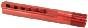 TIMBER CREEK AR15 BUFFER TUBE - RED ANODIZED