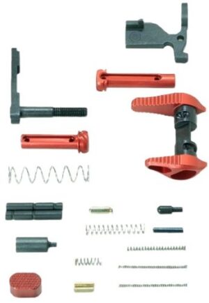 TIMBER CREEK LOWER PARTS KIT - FOR AR-15 RED