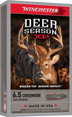 WINCHESTER DEER XP 6.5 CM - 125GR EXTREME PT 20RD 10BX/CS