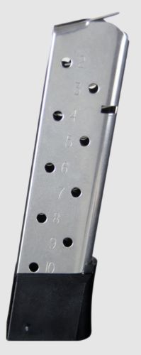 CHECKMATE MAGAZINE 1911   FULL - SIZE 45ACP STAINLESS 10RD