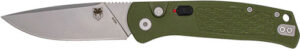 COBRATEC RECON PUSH BUTTON - AUTO 3.12" OD GREEN G10