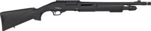 IVER JOHNSON PUMP 12GA 3" 18" - MUZZLE BRAKE BLUED SYNTHETIC