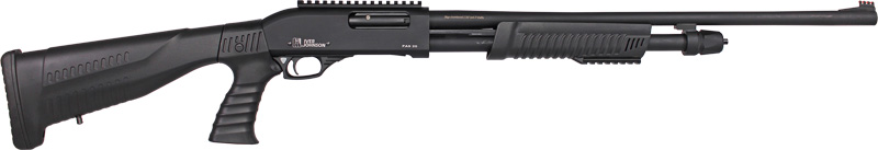 IVER JOHNSON PUMP 20GA 3" - 24" PISTOL GRIP BLACK SYNTH.