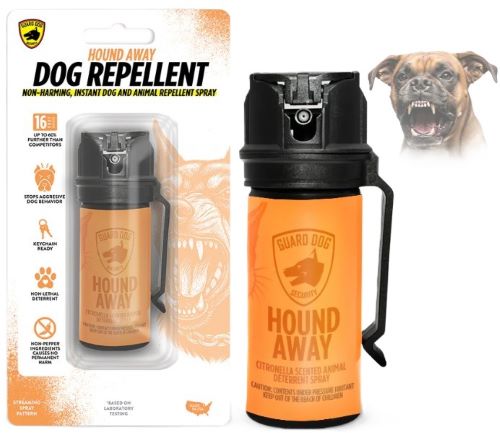 HOUND AWAY DOG SPRAY NON-TOXIC - CITRONEELA BASED 2 OUNCE