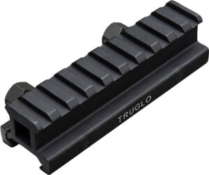 TRUGLO 1-PIECE PICATINNY RISER - MOUNT 3/4" RISE 4" LENGTH