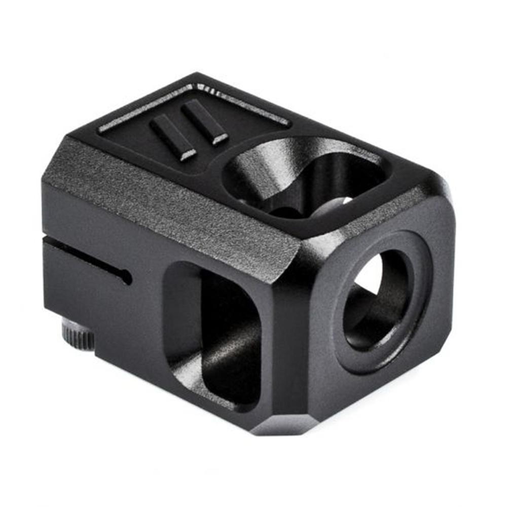 ZEV Technologies Pro Compensator V2 Glock 19 9mm Luger 1/2x28 Thread Black