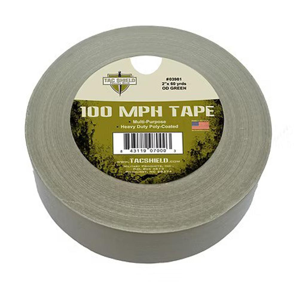 Tacshield 100 MPH Heavy Duty Tape 60 Yards OD Green