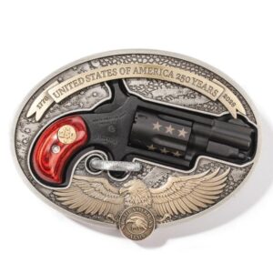 NAA America's 250th Anniversary Belt Buckle Gun .22 LR 5rd Capacity 1-1/8'' Barrel