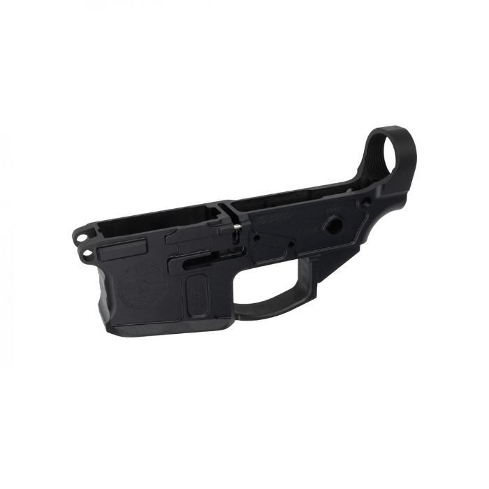 Shield Arms SA-15 Stripped Lower Receiver - 5.56mm/300 Blk Non-Folding 7075-T6 Billet Black