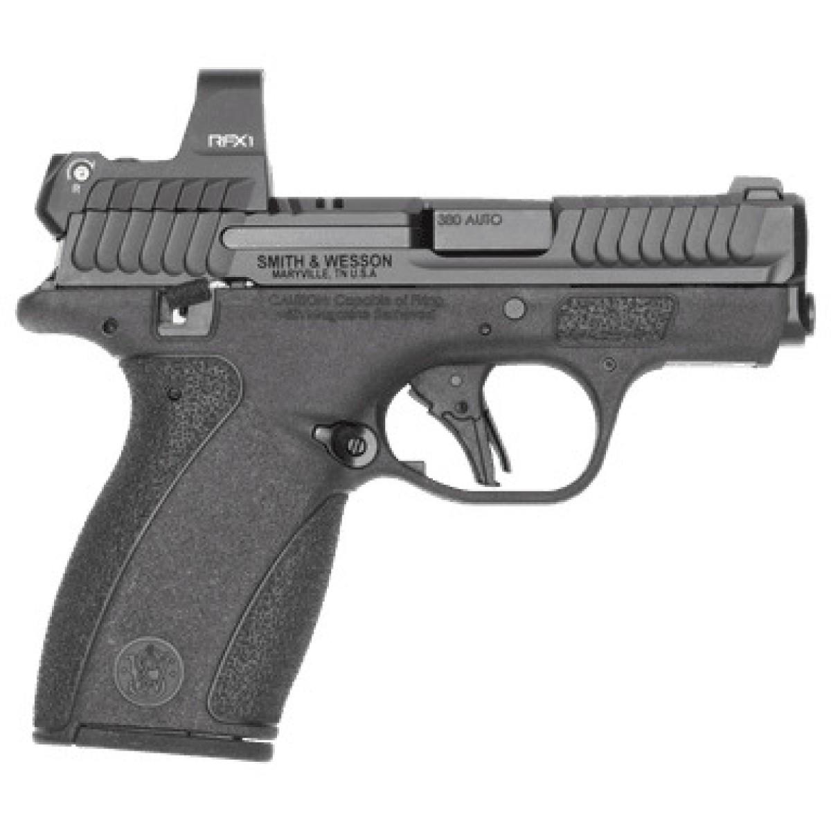 S&W Bodyguard 2.0 w/RFX1 Thumb Safety Blk .380 Auto 2.75in 10rnd SF