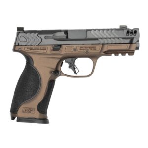 S&W PC M&P9 M2.0 Metal Carry Comp Midnight Bronze Grip Handgun 9mm Luger17rd Magazines(2) 4.22" Ported Barrel