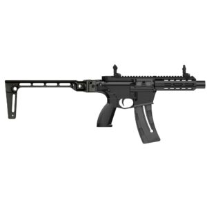 Retay RA1522 Pistol .22 LR 25rd Magazine 8" Threaded Barrel Black Aluminum MLOK Forend Folding Stock