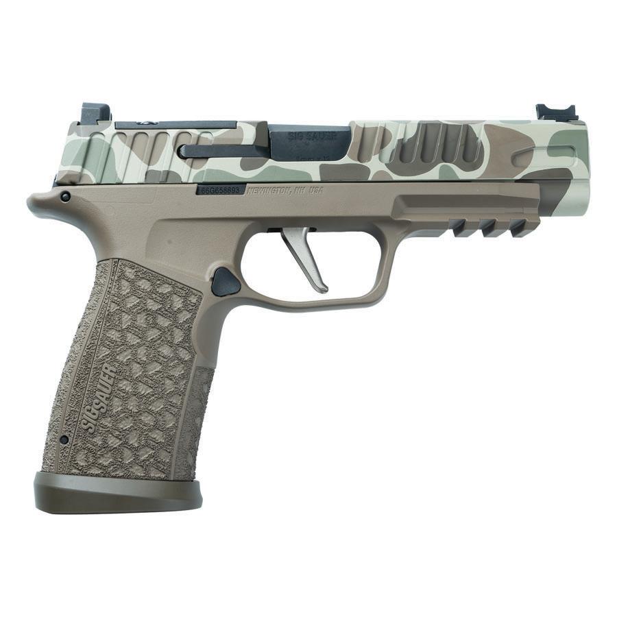 Sig Sauer P365 Fuse Duck Camo 2 Handgun 9mm Luger 21(2)&17(1)rd Magazines 4.3" Barrel LXG Front Optic Sight