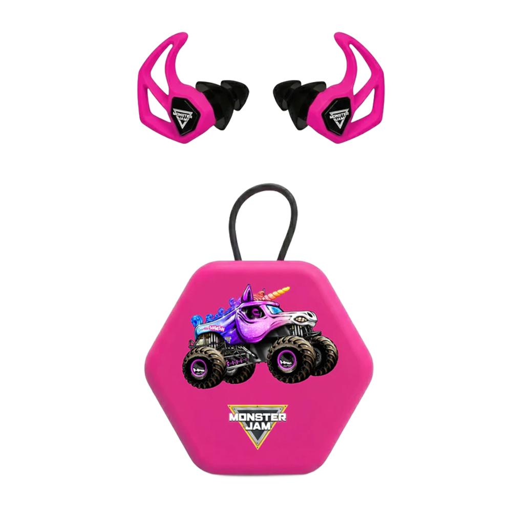 Axil Monster Jam X30i Ear Plugs 15dB or 19dB Sparkle Smash Pink