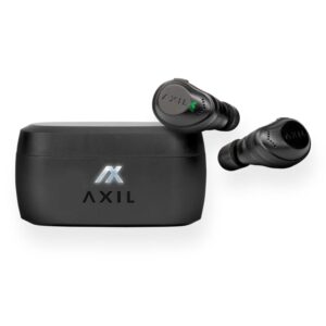 Axil XCOR Pro Digital Electronic Ear Buds with Bluetooth 21-23dB Black
