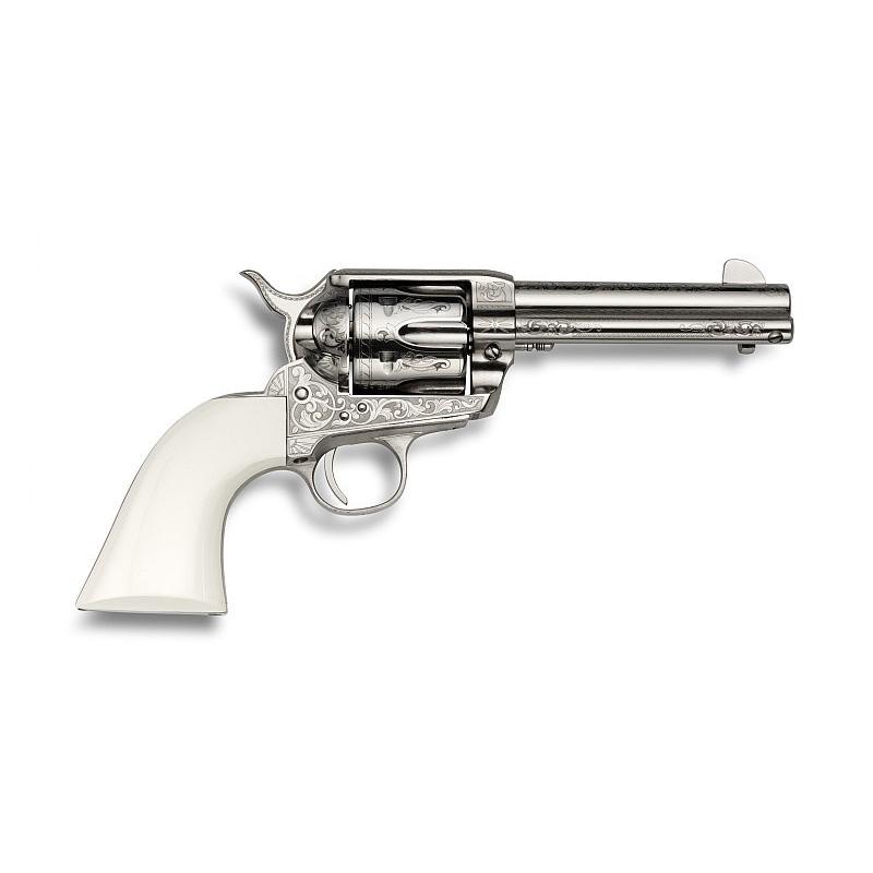 EMF Great Western II US Grant Revolver 45 Colt 6rd Capacity 4.75"  Barrel Ultra Ivory (Poly) Grips