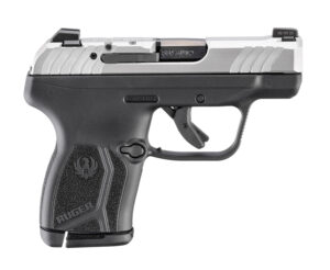 RUGER LCP MAX 380ACP 2.8" BBL, STAINLESS/BLACK LOADED CHAMBER INDICATOR 1-10RD MAG