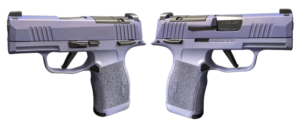 SIG SAUER P365X 2 TONE PURPLE 9MM PSTL 3.10" 2-12RD OPTIC RDY MANUAL SAFETY