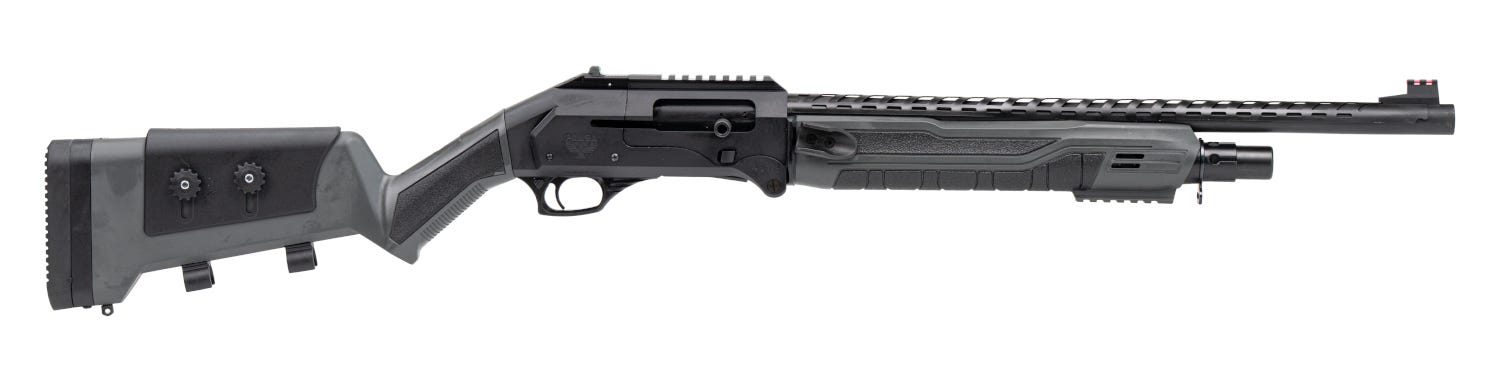 PANZER ARMS FS1 PRO 12G 3" SHOTGUN 20" FOLDING, BLK/GRAY, MOBILE CHOKE, 5RD