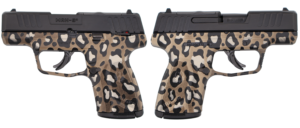 RUGER MAX-9 MANUAL SAFETY LEOPARD PRINT 9MM PISTOL BLACK 3.2" OPTIC READY 1-10RD MAGS