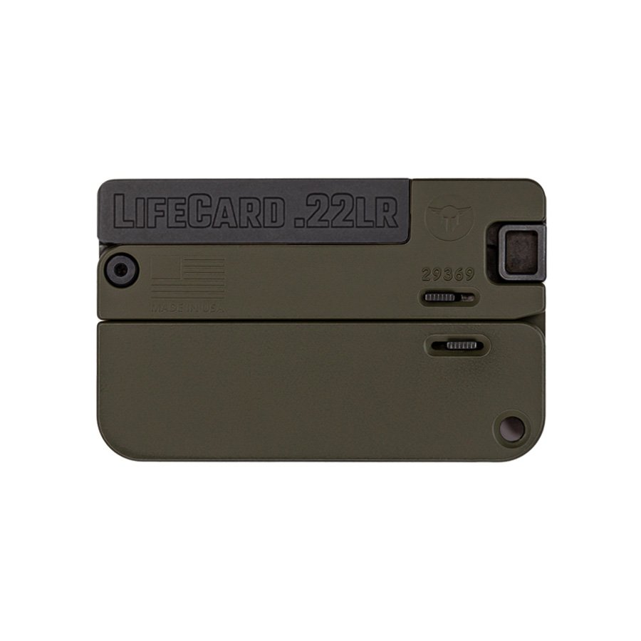 TRAILBLAZER FIREARMS LIFECARD POLY 22LR BLACK/ODG #